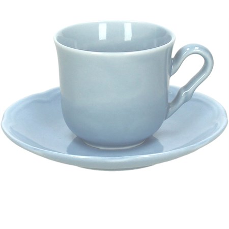 tazza da the con piatto favola azzurro